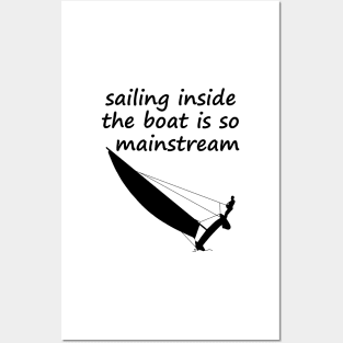 Sailing Inside The Boat - catamaran sailing Posters and Art